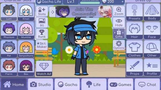 Gacha Life Online Game Avatar Isolated Editorial Stock Photo - Image of  adult, kids: 183053823